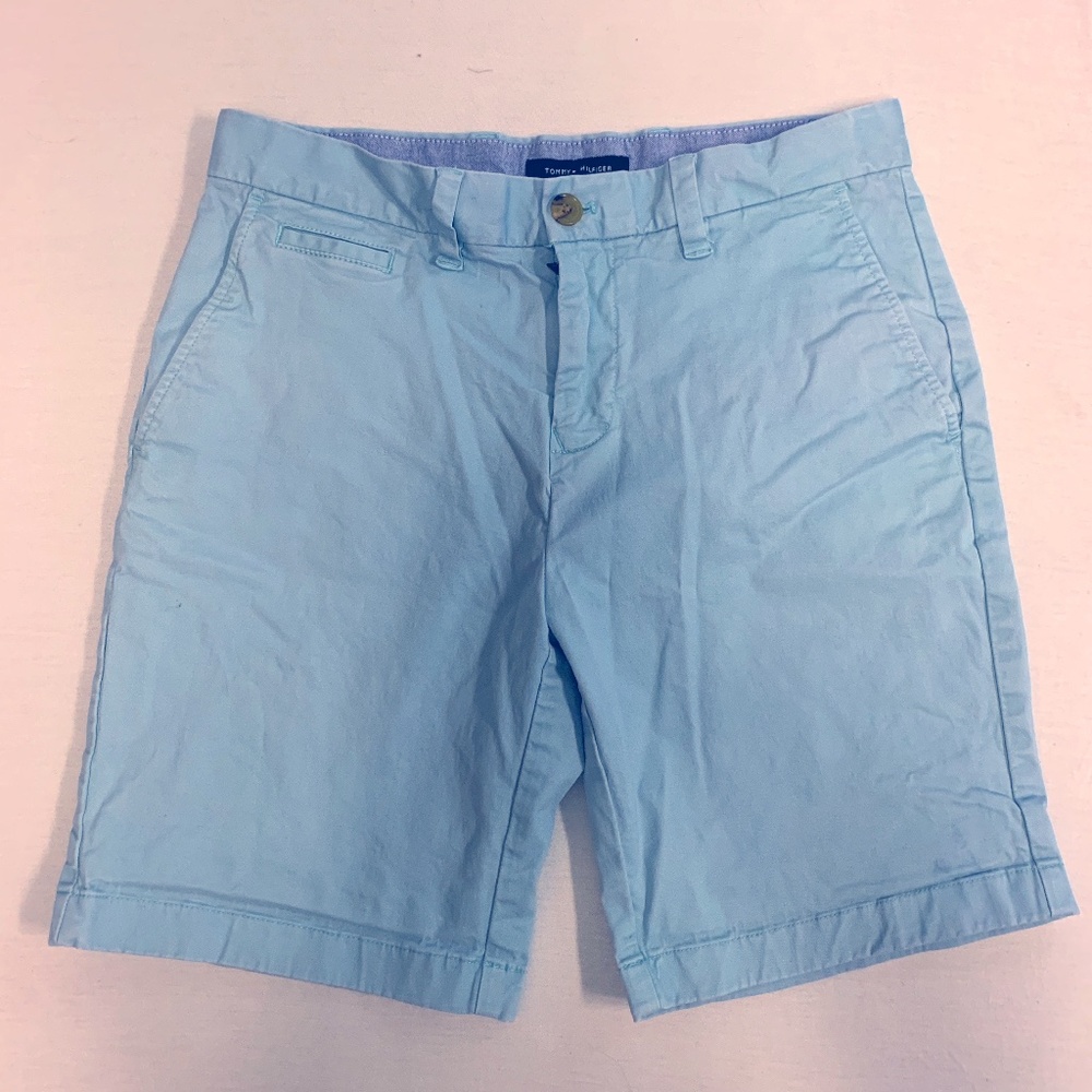 Tommy Hilfiger Baby Blue Khaki Shorts